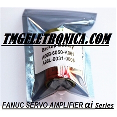 A98L-0031-0005 - Bateria A06B-6050-K061 Alkaline, GE FANUC SERVO AMPLIFIER ai, Battery for CNC System Amplifier Fanuc PLCs, CNC Robotic Arms - Series Tipo Fanuc - A06B-6050-K061 / A98L-0031-0005 Battery repairs FANUC